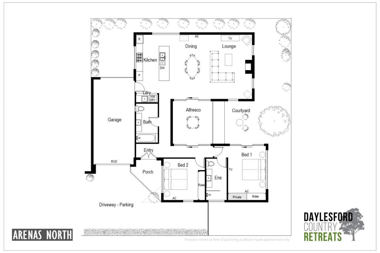 Villa Arenas North Daylesford Exterior foto
